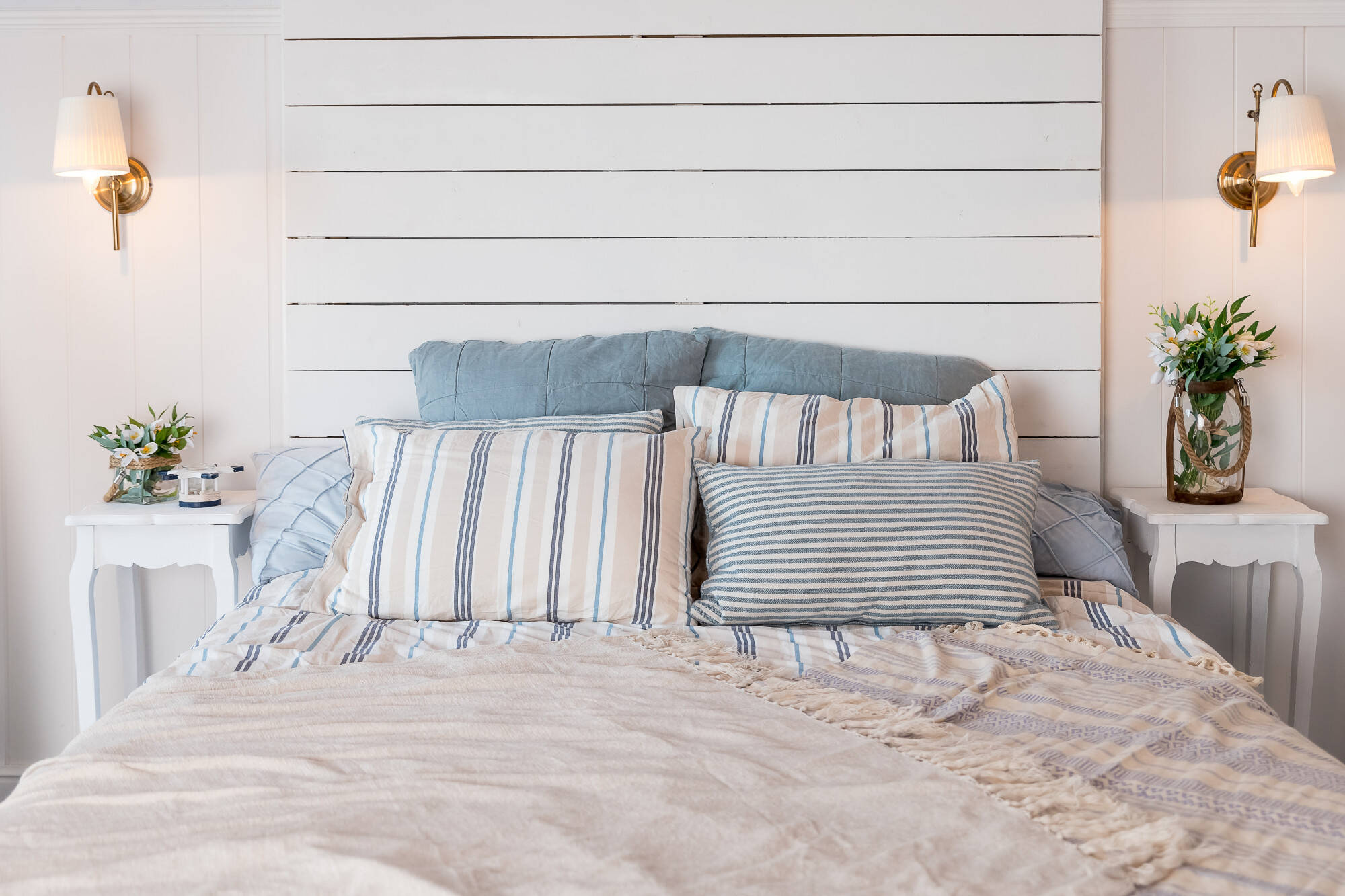 tete de lit palette blanche